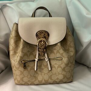 Coach Kleo in Blocked Signature Canvas